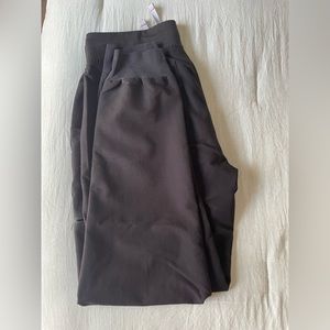 Black FIGS joggers - size small.